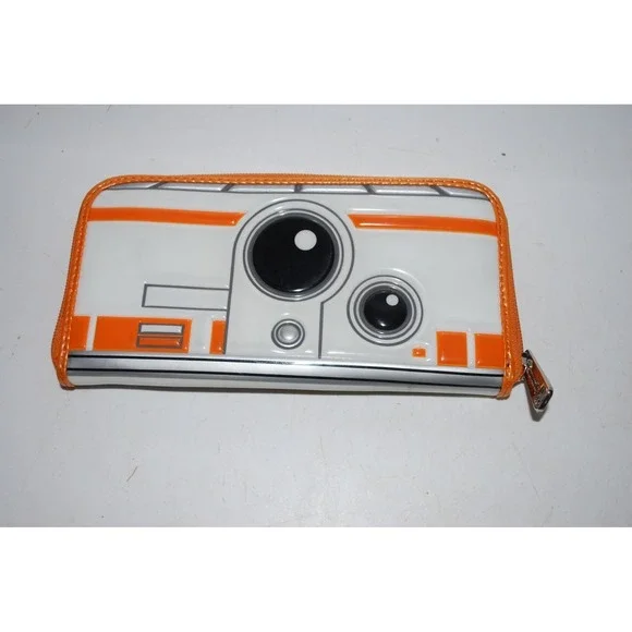 Disney Loungefly Star Wars BB‑8 Zip Around Wallet The Force Awakens Flaw - Picture 1 of 6